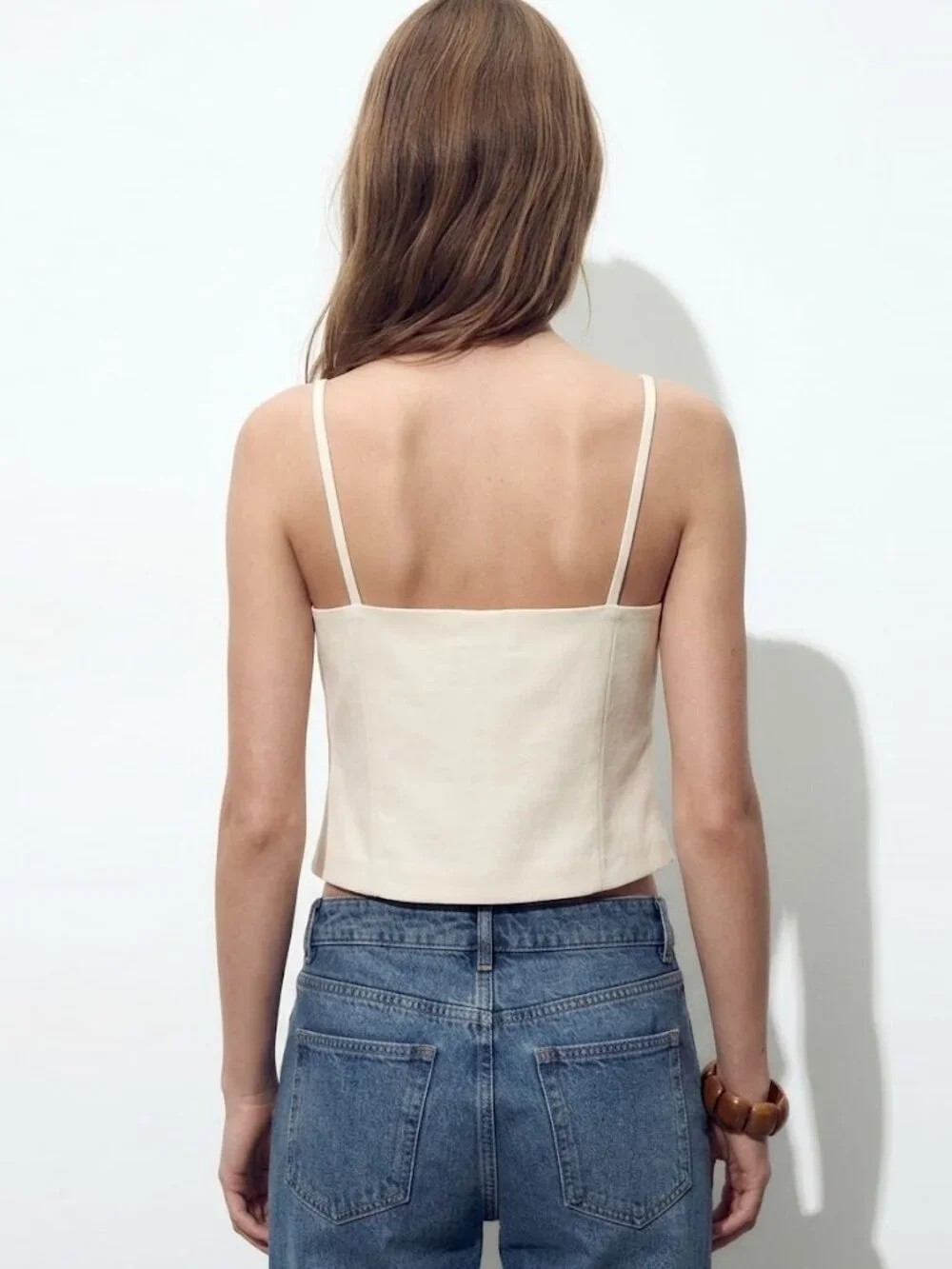 Zara Botton Down Knit Vest NWT - Picture 2 of 7